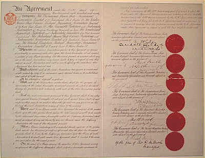 The original pooling
 agreement of 1899 between the UK Club, Britannia,
Standard Club, London Club, Newcastle Club and Sunderland Club